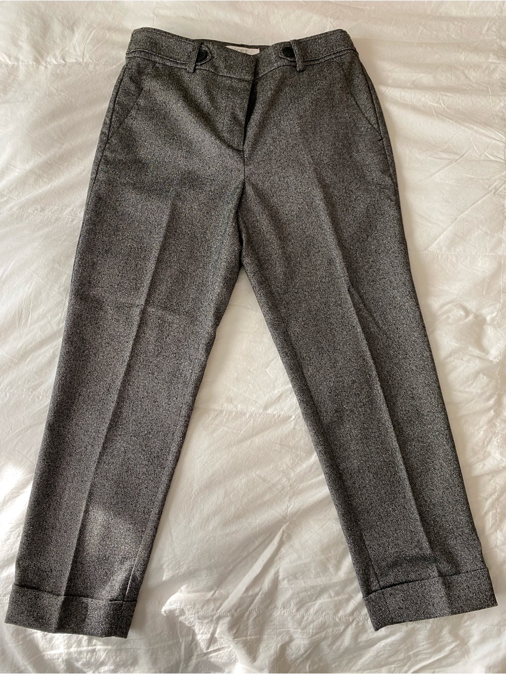 LOFT Riviera Slim Petite Pants - Size 2P Tailored Cuffed Trousers NEVER WORN!